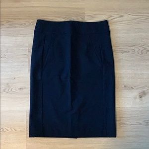 Navy Ann Taylor pencil skirt